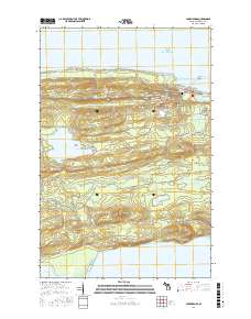 Lake Medora 2017 topographic map thumbnail