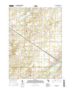 Lake Odessa 2017 topographic map thumbnail