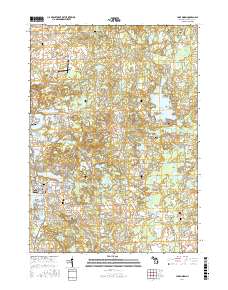 Lake Orion 2017 topographic map thumbnail