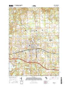 Lapeer 2017 topographic map thumbnail