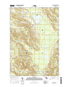 Larks Lake 2017 topographic map thumbnail
