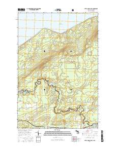 Little Girls Point 2017 topographic map thumbnail