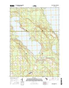 Long Lake East 2017 topographic map thumbnail
