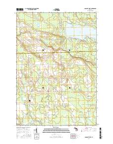 Long Lake West 2017 topographic map thumbnail