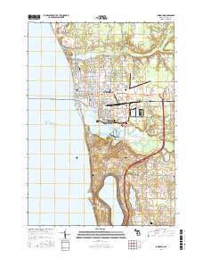 Ludington 2017 topographic map thumbnail