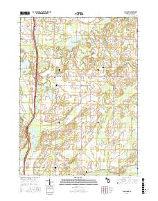 Lyon Lake 2017 topographic map thumbnail
