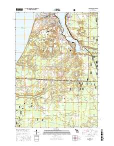 Manistee 2017 topographic map thumbnail