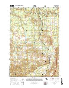 Manton 2017 topographic map thumbnail