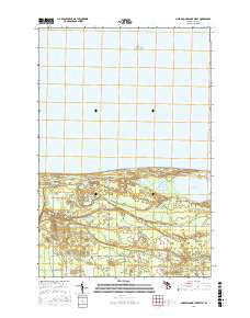 Muskallonge Lake West 2017 topographic map thumbnail