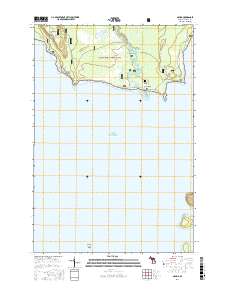 Nahma 2017 topographic map thumbnail