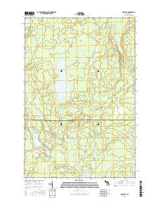Ned Lake 2017 topographic map thumbnail