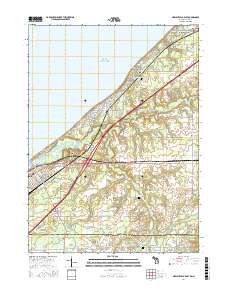 New Buffalo East 2017 topographic map thumbnail