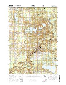 Newaygo 2017 topographic map thumbnail