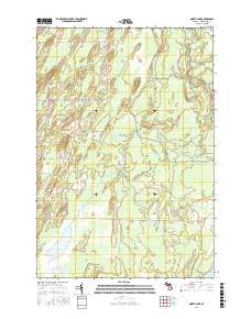 North Lake 2017 topographic map thumbnail