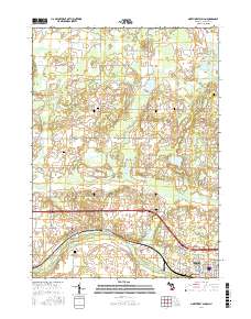 Northwest Albion 2017 topographic map thumbnail