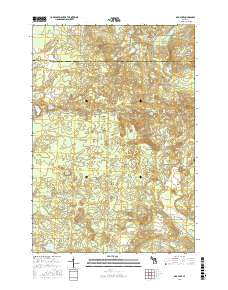 Oak Lake 2017 topographic map thumbnail