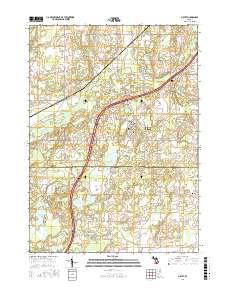Olivet 2017 topographic map thumbnail