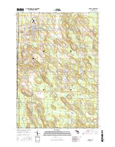 Onaway 2017 topographic map thumbnail