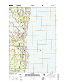 Oscoda 2017 topographic map thumbnail