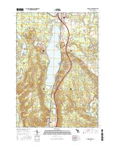 Otsego Lake 2017 topographic map thumbnail