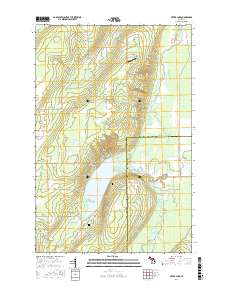 Otter Lake 2017 topographic map thumbnail