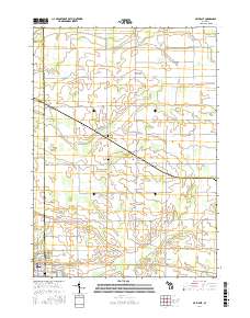 Ovid East 2017 topographic map thumbnail