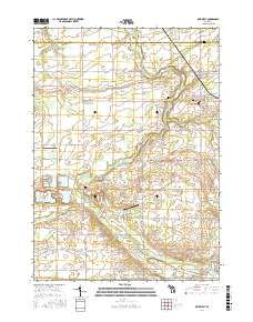 Ovid West 2017 topographic map thumbnail