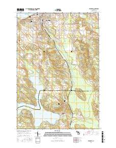 Petoskey 2017 topographic map thumbnail
