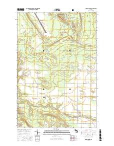 Pickford NW 2017 topographic map thumbnail