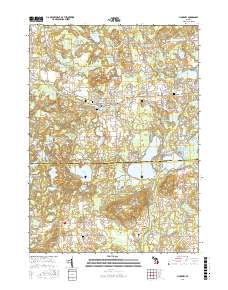 Pinckney 2017 topographic map thumbnail