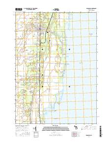 Pinconning 2017 topographic map thumbnail