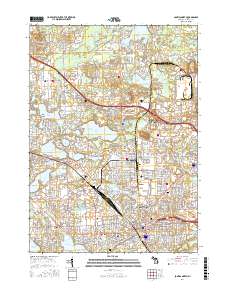 Pontiac North 2017 topographic map thumbnail