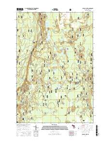 Poplar Lake 2017 topographic map thumbnail