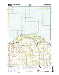 Port Austin East 2017 topographic map thumbnail