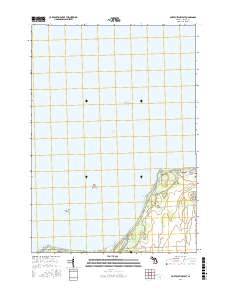 Port Austin West 2017 topographic map thumbnail