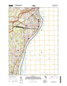 Port Huron 2017 topographic map thumbnail