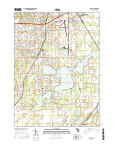 Portage 2017 topographic map thumbnail