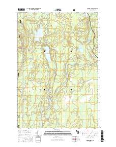 Porter Lake 2017 topographic map thumbnail