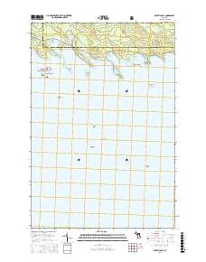 Prentiss Bay 2017 topographic map thumbnail