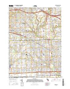 Redford 2017 topographic map thumbnail