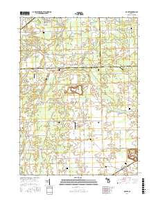Maybee 2017 topographic map thumbnail