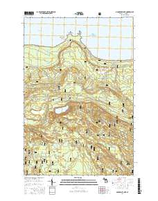 McNearney Lake 2017 topographic map thumbnail