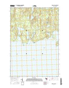Meade Island 2017 topographic map thumbnail