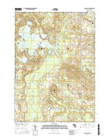 Mecosta NW 2017 topographic map thumbnail