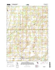 Mendon 2017 topographic map thumbnail