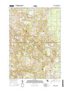 Merrill Lake 2017 topographic map thumbnail