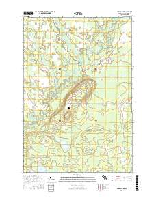 Merwin Lake 2017 topographic map thumbnail