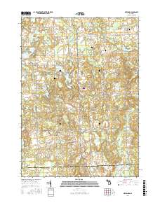 Metamora 2017 topographic map thumbnail