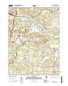 Michigan Center 2017 topographic map thumbnail