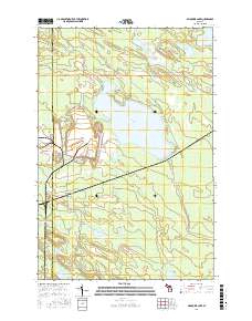 Milakokia Lake 2017 topographic map thumbnail